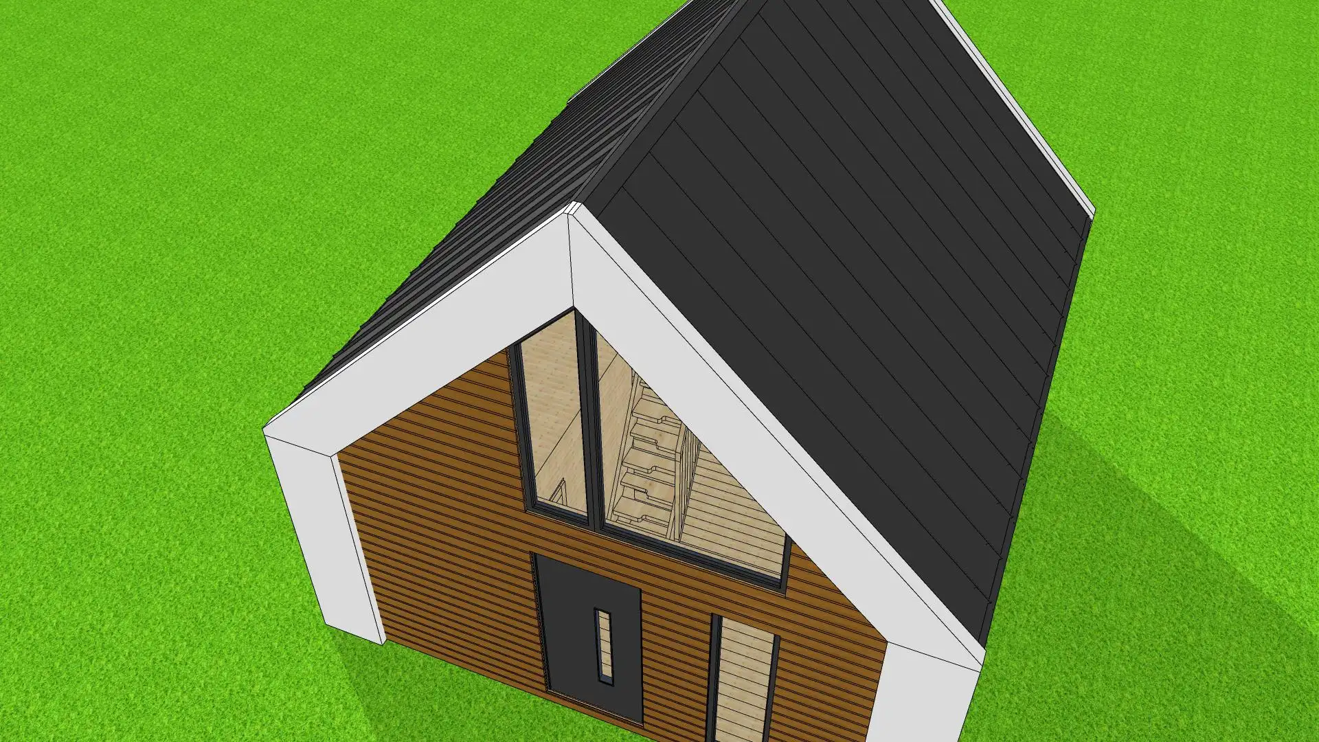 Domek Oskar - 5,9x5,9m (SSO)