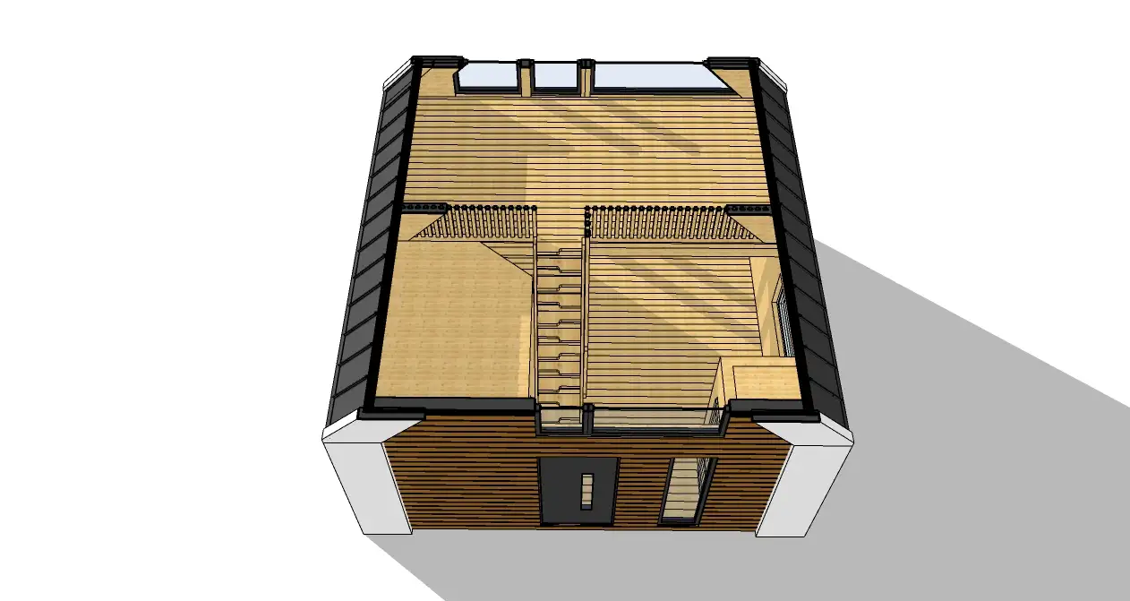 Domek Oskar - 5,9x5,9m (SSO)