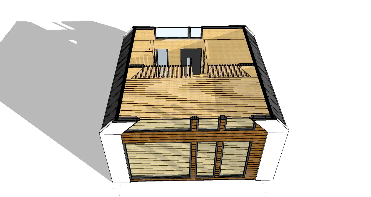 Domek Oskar - 5,9x5,9m (SSO)