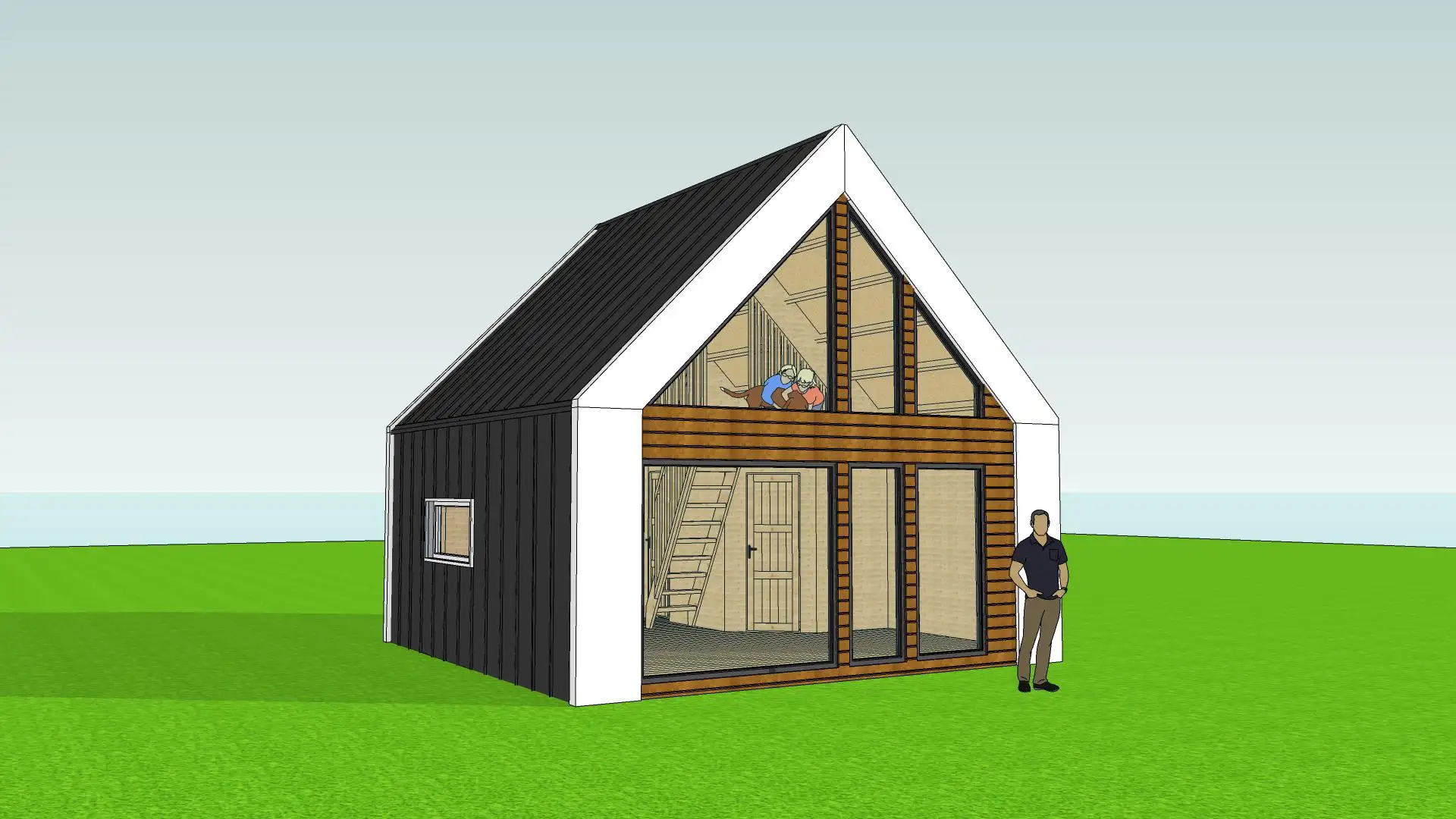Domek Oskar - 5,9x5,9m (CRA)