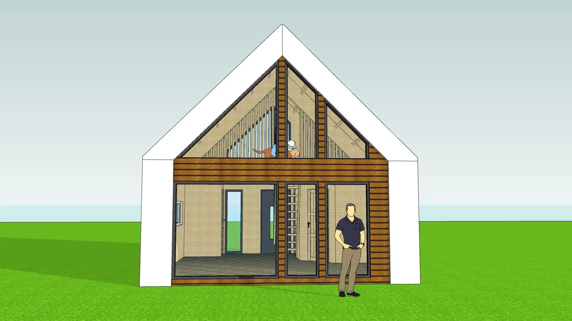 Domek Oskar - 5,9x5,9m (CRA)