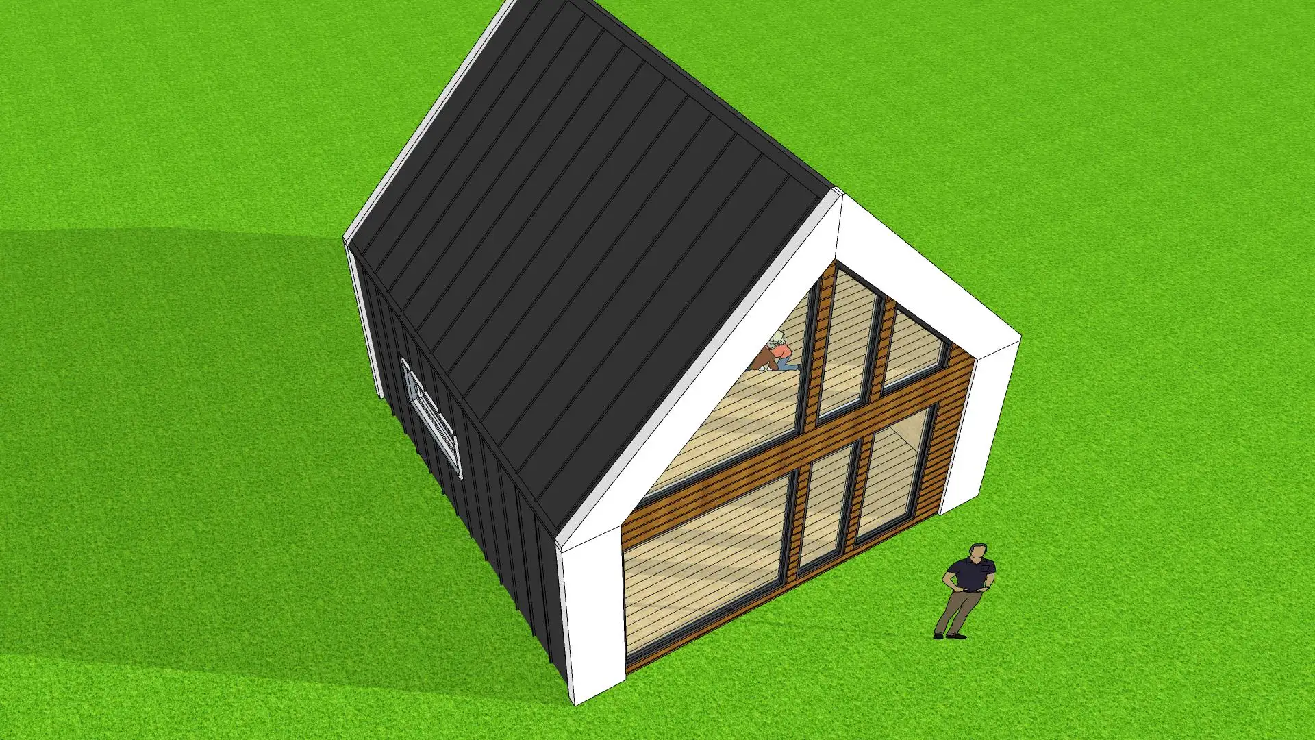 Domek Oskar - 5,9x5,9m (CRA)