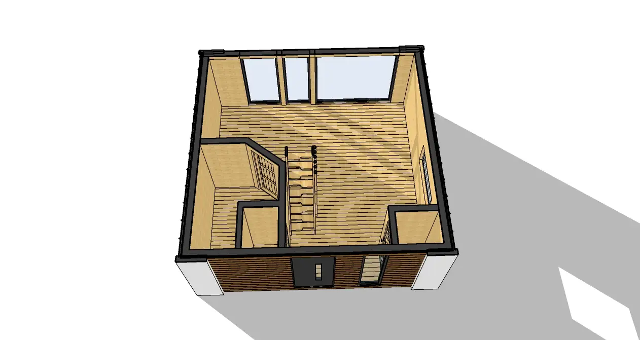 Domek Oskar - 5,9x5,9m (CRA)