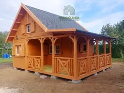 Domek Mieszko II 5m x 5m  + taras boczny 1,5x5m (SSO) - zdjęcie 10