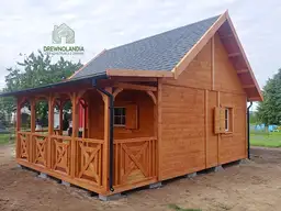 Domek Mieszko II 5m x 5m  + taras boczny 1,5x5m (SSO) - zdjęcie 14