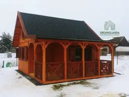 Domek Mieszko II 5m x 5m  + taras boczny 1,5x5m (SSO) - zdjęcie 23