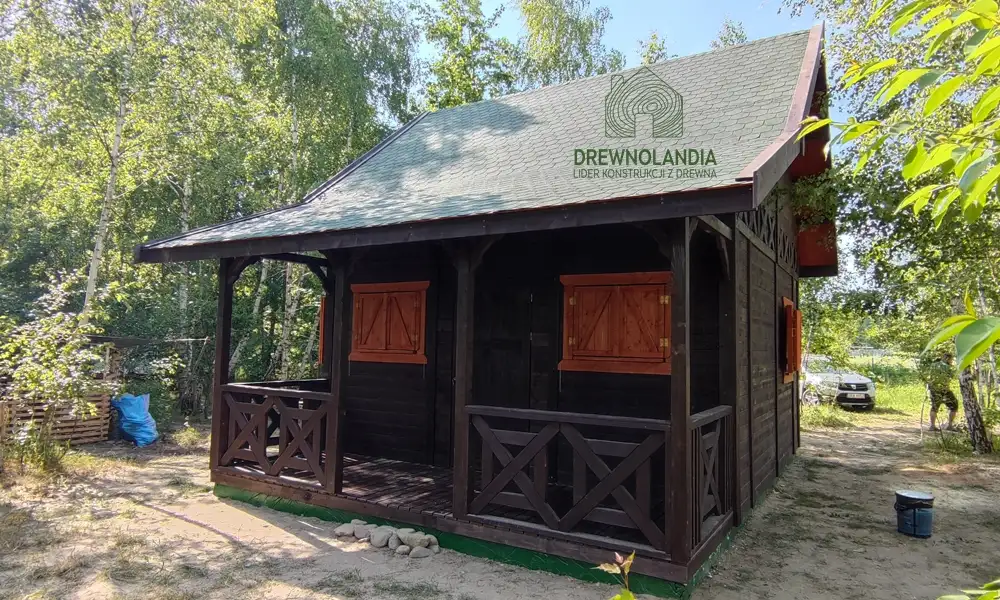 Domek Mieszko II 5m x 5m  + taras boczny 1,5x5m (SSO)