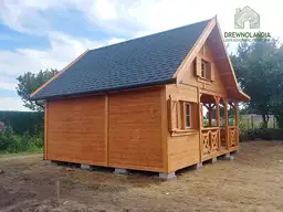 Domek Mieszko II 5m x 5m  + taras boczny 1,5x5m (CRA) - zdjęcie 11