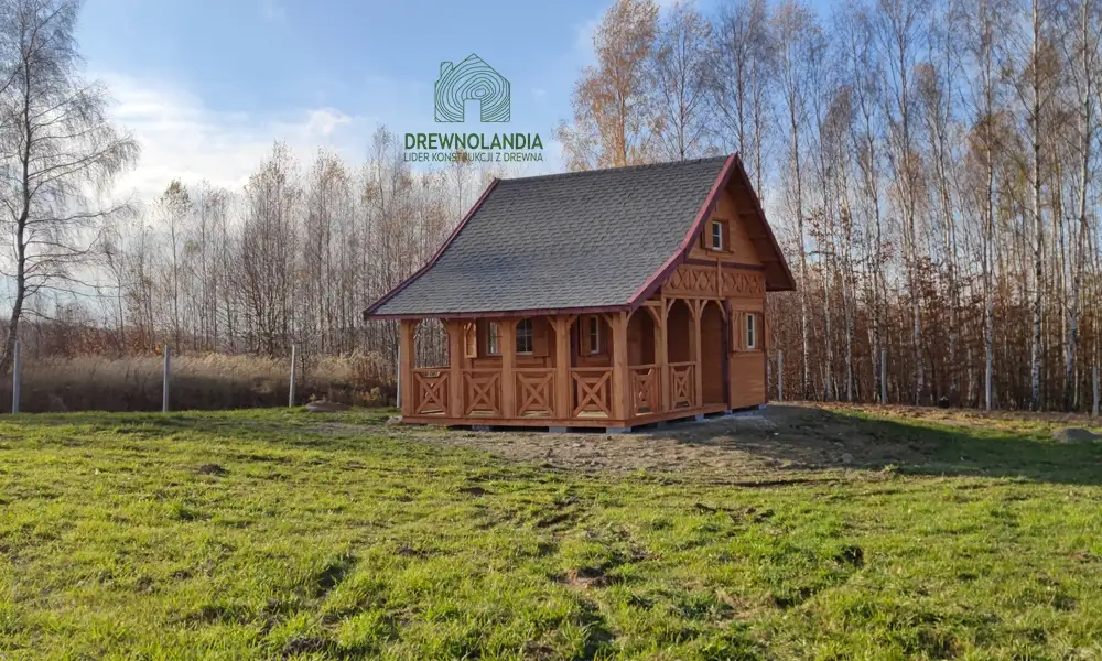 Domek Mieszko II 5m x 5m + taras boczny 1,5x5m (CRA)