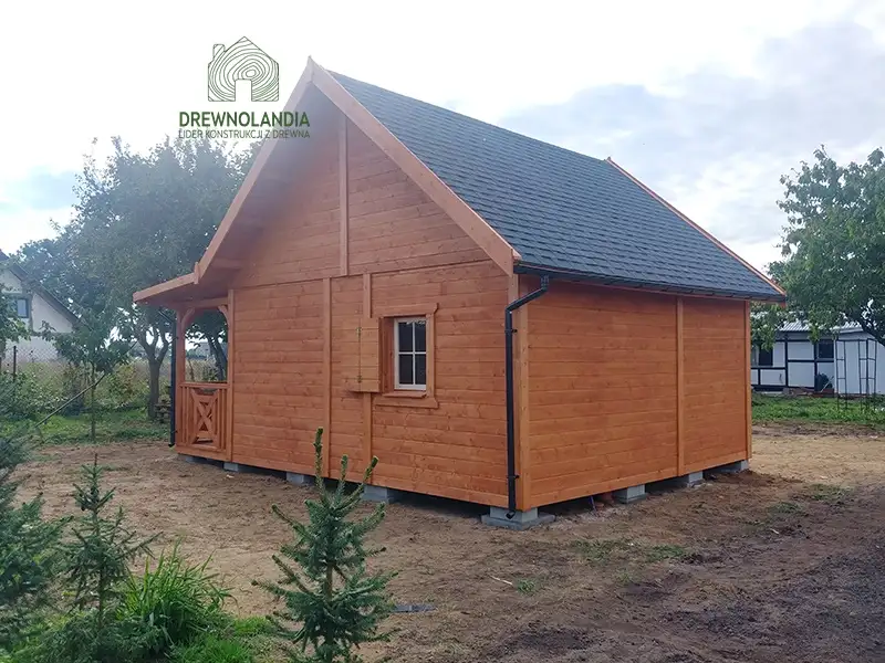 Domek Mieszko II 5m x 5m  + taras boczny 1,5x5m (WT2021)