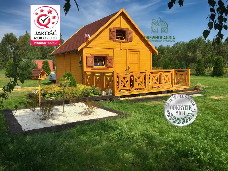 Domek Maciek II 5x5 + taras 5x3m (SSO)