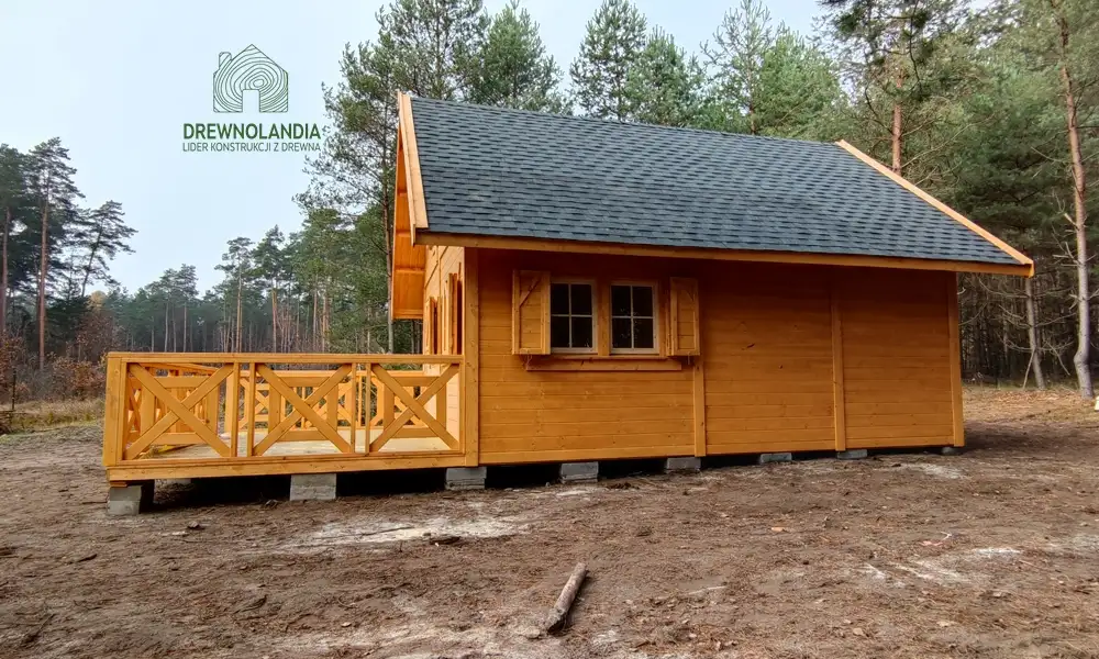 Domek Maciek II 5x5 + taras 5x3m (SSO)