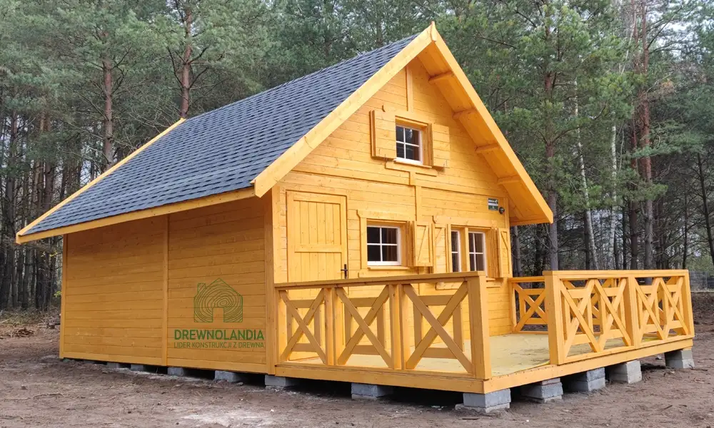 Domek Maciek II 5x5 + taras 5x3m (SSO)