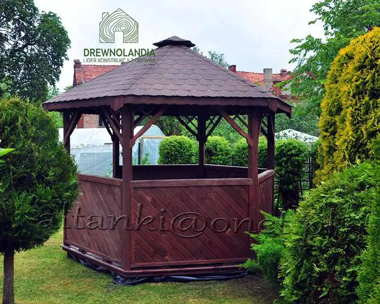 zabudowana nowa altana