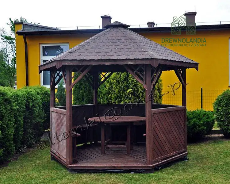 Altana drewniana szkieletowa solidna