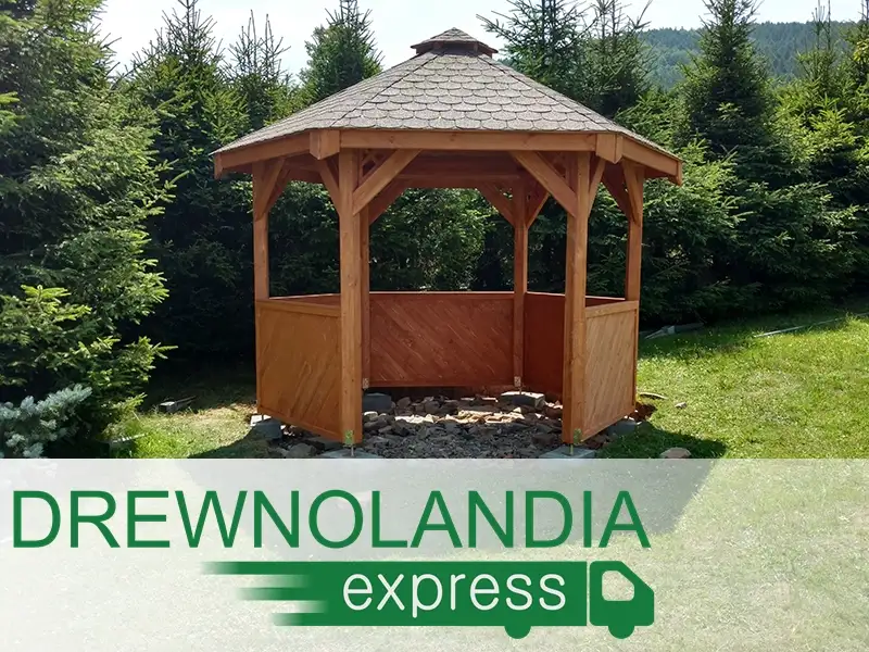 Altana szesciokatna drewnolandia express