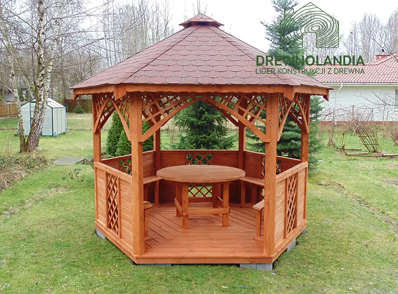 altana w ogrodzie