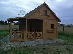 Domek Mieszko I 4x5m + taras  boczny 1,5x5m (SSO) - zdjęcie 20