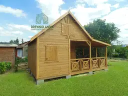 Domek Mieszko I 4x5m + taras  boczny 1,5x5m (SSO) - zdjęcie 33