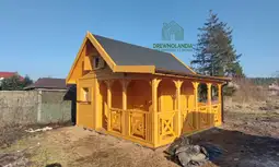 Domek Mieszko I 4x5m + taras  boczny 1,5x5m (SSO) - zdjęcie 27