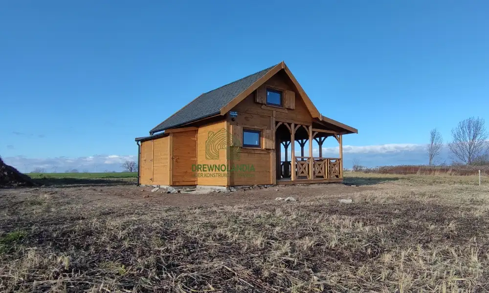 Domek Mieszko I 4x5m + taras boczny 1,5x5m (SSO)