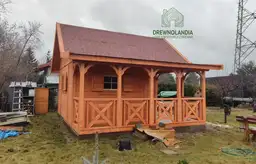 Domek Mieszko I 4x5m + taras  boczny 1,5x5m (SSO) - zdjęcie 17