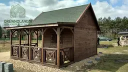 Domek Mieszko I 4x5m + taras  boczny 1,5x5m (CRA) - zdjęcie 11