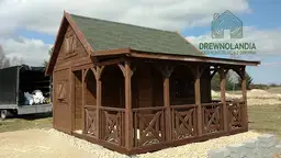 Domek Mieszko I 4x5m + taras  boczny 1,5x5m (CRA) - zdjęcie 13