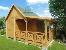 Domek Mieszko I 4x5m + taras  boczny 1,5x5m (CRA) - zdjęcie 30