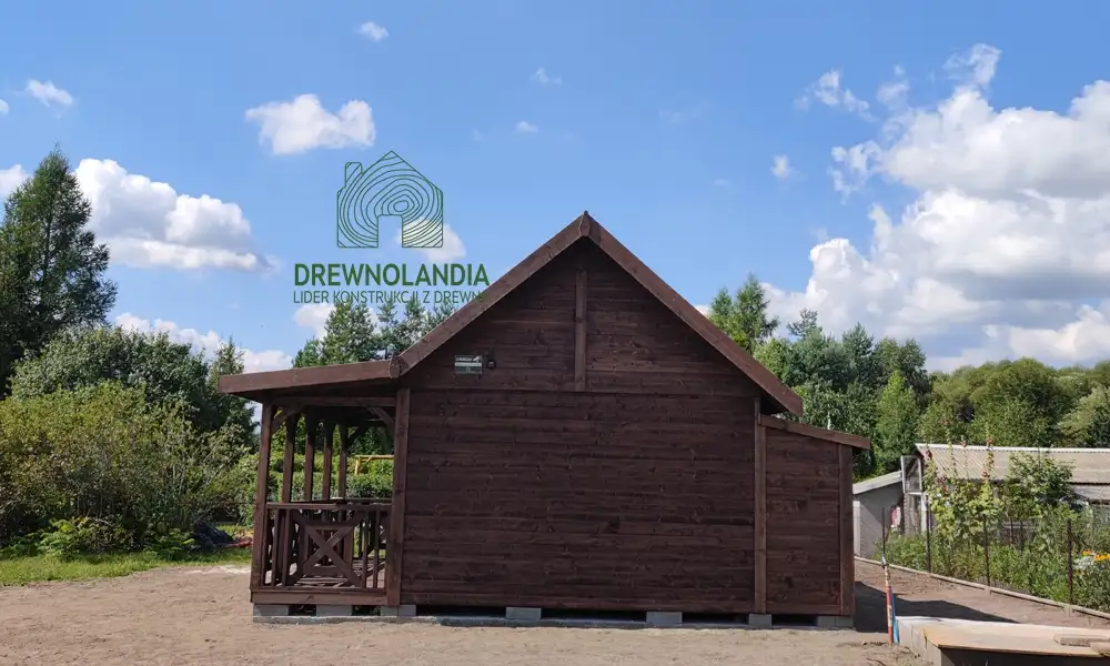 Domek Mieszko I 4x5m + taras boczny 1,5x5m (CRA)