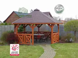 Altana ogrodowa z drewna drewnolandia