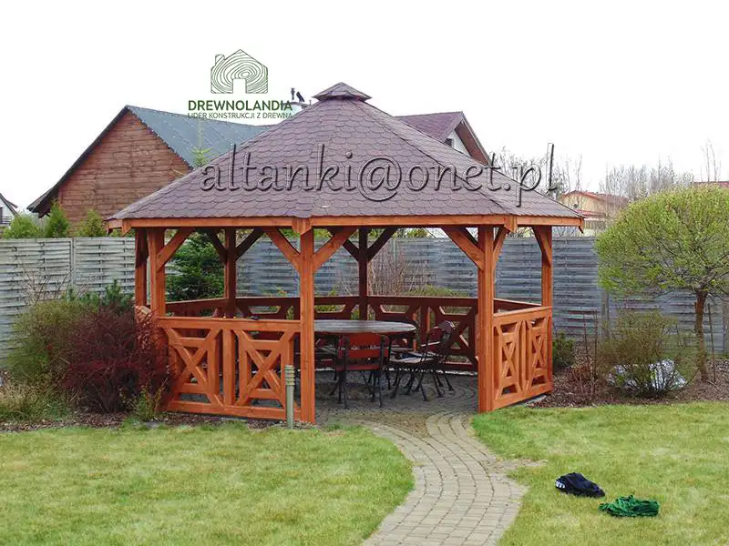 Altany drewniane producent