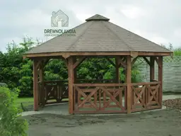 Altany ogrodowe z drewna kanadyjskie
