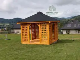 Altanki kwadratowe z drewna