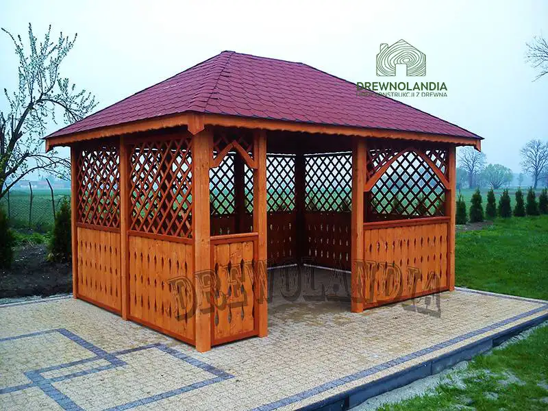 Altana ogrodowa drewnolandia