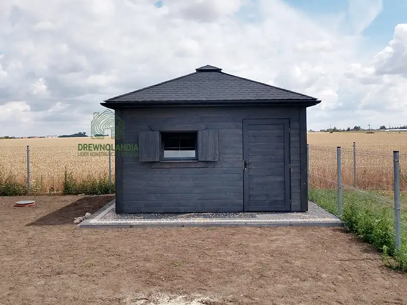 Domek gospodarczy z drewna Filip - 3x3m 