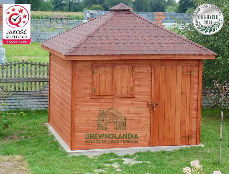 Domek gospodarczy z drewna Filip - 3x3m 