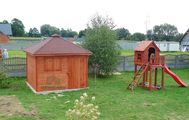 Domek gospodarczy z drewna Filip - 3x3m 