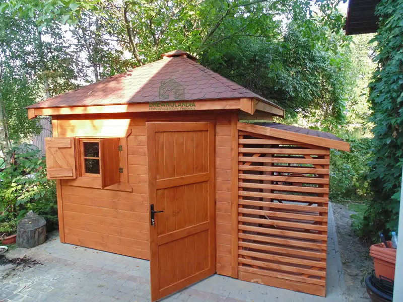 Domek gospodarczy z drewna Filip - 3x3m 