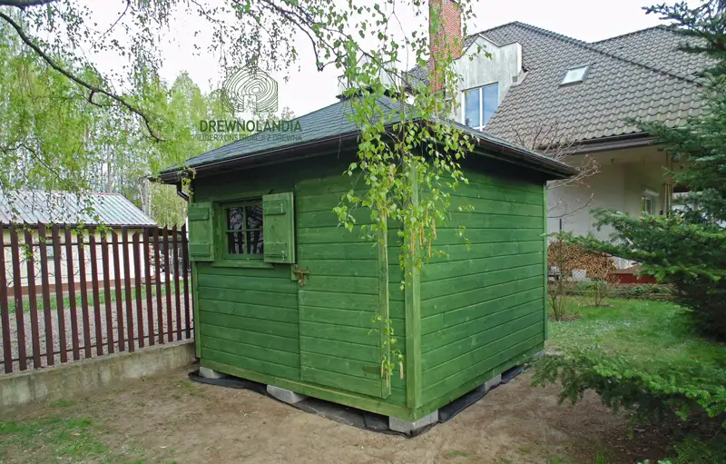 Domek gospodarczy z drewna Filip - 3x3m 