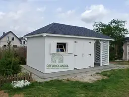 Domek narzedziowy kacper z drewna