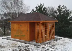 Domek gospodarczy z drewna 2017