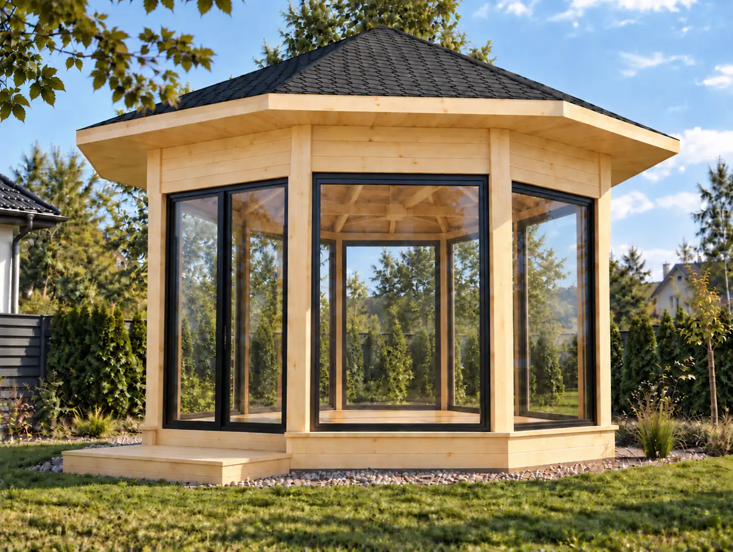 Hanna Garden Gazebo - 4.5m