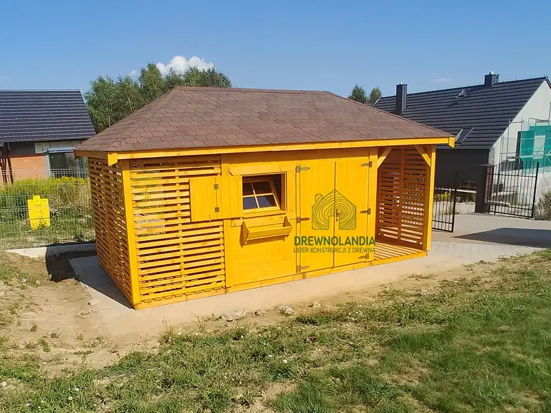 Domek gospodarczy do dużego ogrodu Kacper Bis - 6x4m