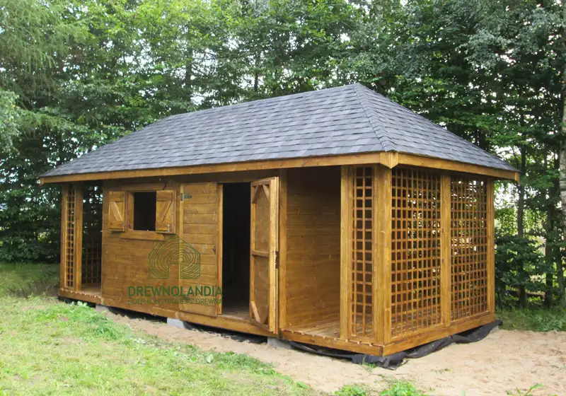 Domek gospodarczy do dużego ogrodu Kacper Bis - 6x4m