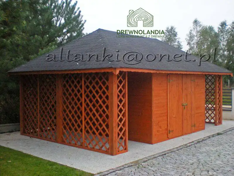 Domki narzedziowe z drewna