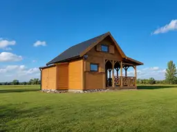 Mieszko I Cabin 4x5m + side terrace 1,5x5m (CRA) - photo 8