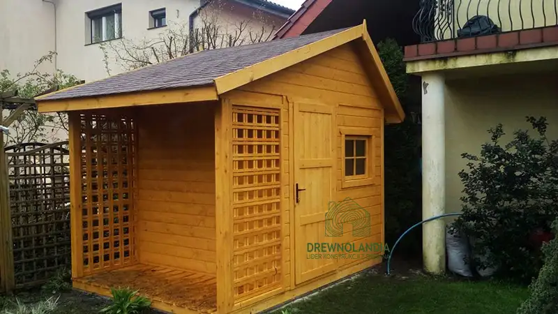 Domek gospodarczy z drewna Bonifacy - 3x2,5m 