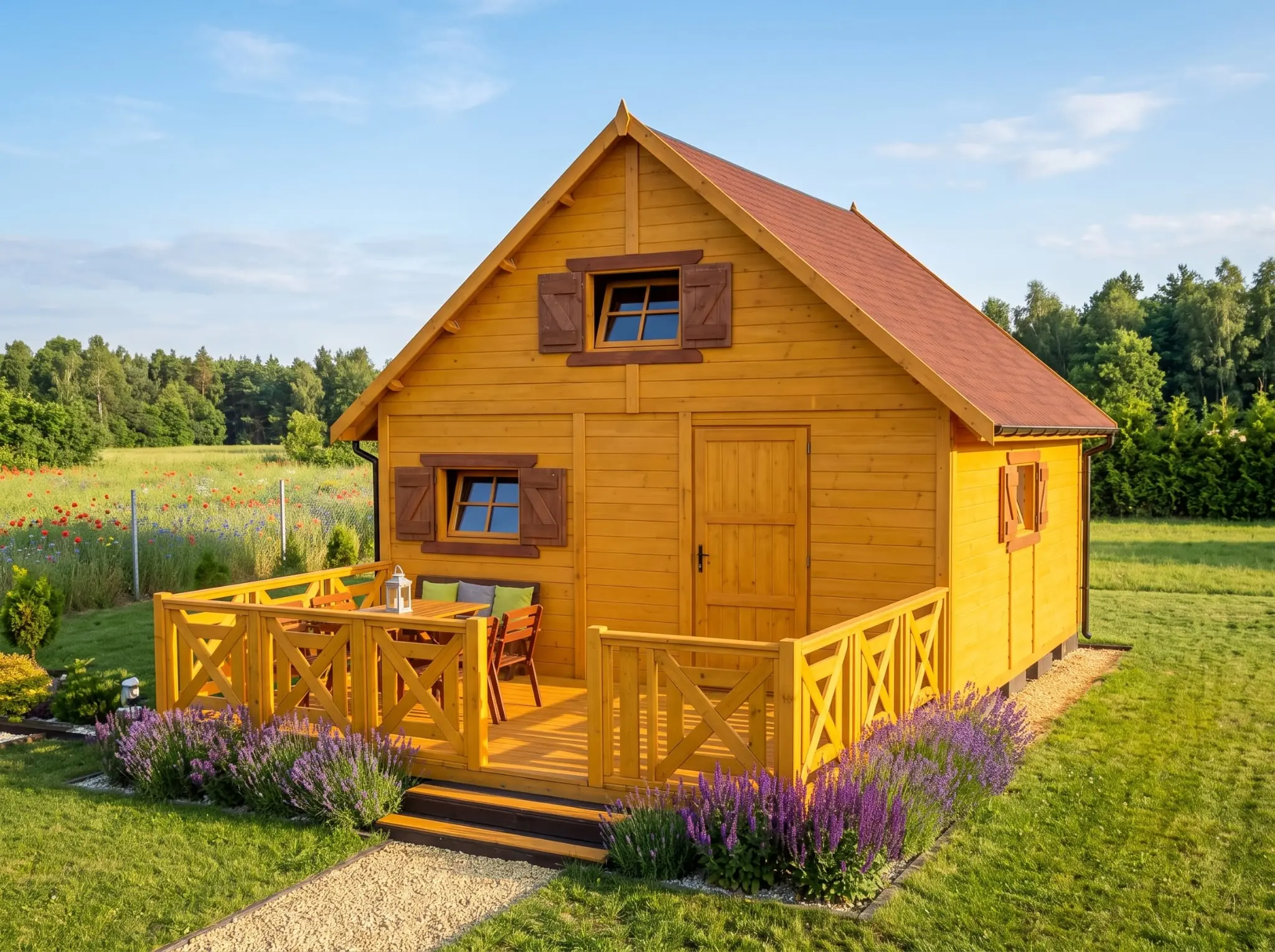 Maciek II Cabin 5x5 + 5x3m Terrace (WT2021)