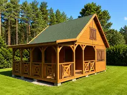 Mieszko II Cabin 5m x 5m + side terrace 1,5x5m (WT2021) - photo 6
